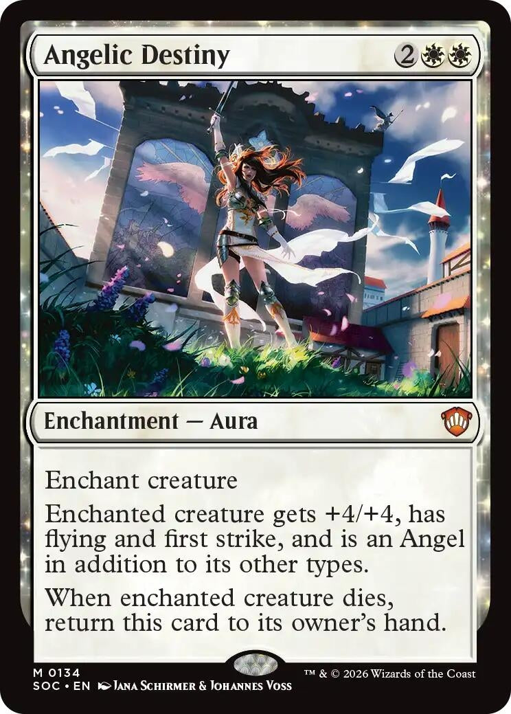Image for Angelic Destiny (134) (SOC) - Magic: The Gathering