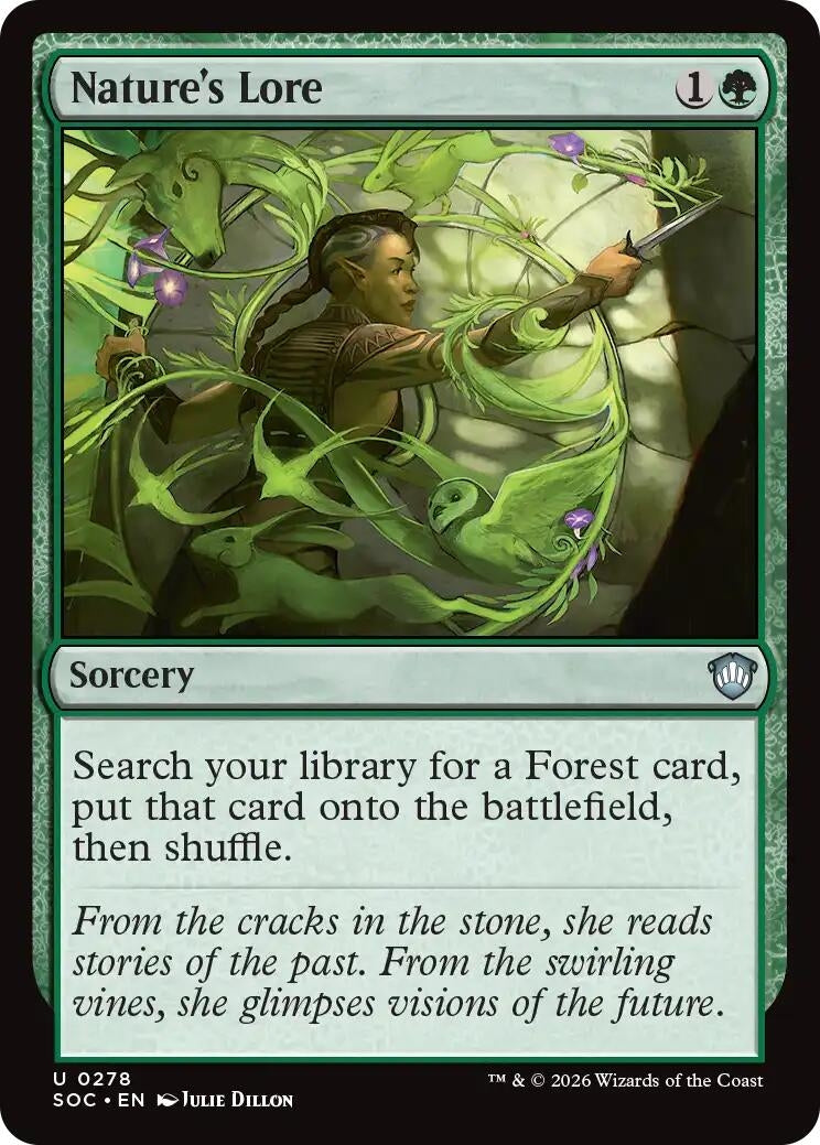 Image for Nature's Lore (278) (SOC) - Magic: The Gathering