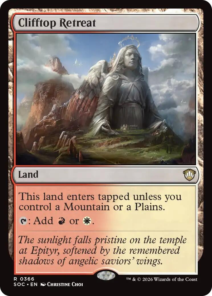 Image for Clifftop Retreat (366) (SOC) - Magic: The Gathering