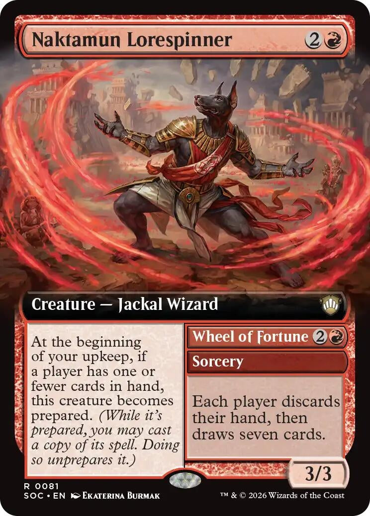 Naktamun Lorespinner (Extended Art) (81) (SOC)