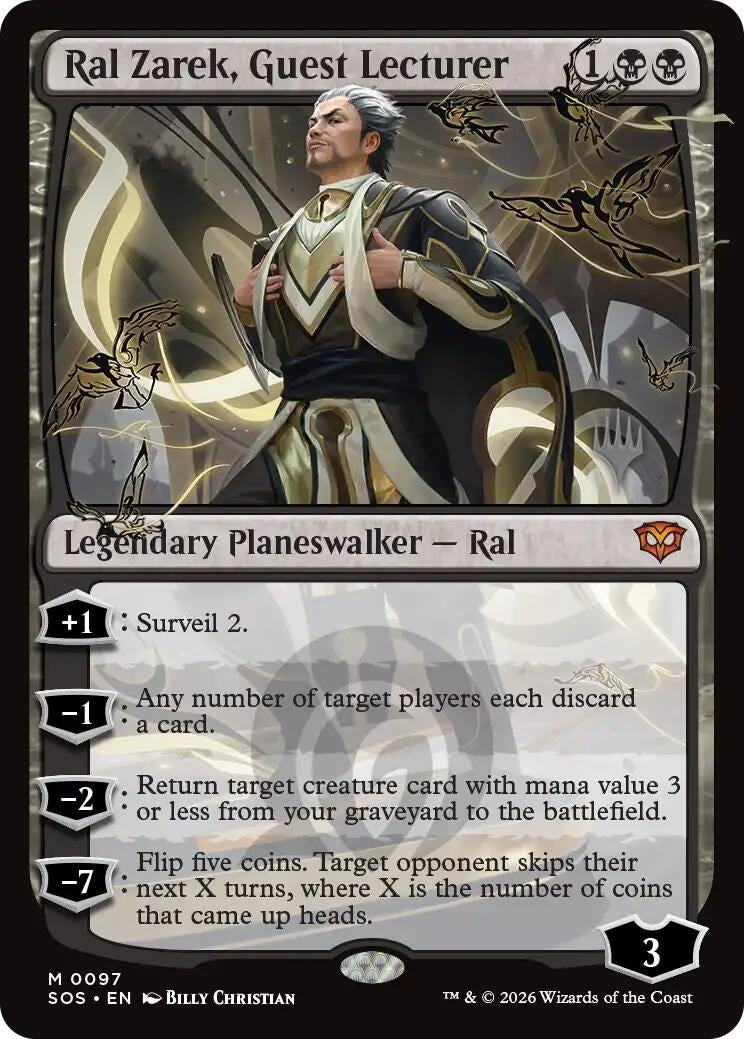 Image for Ral Zarek, Guest Lecturer (97) (PPSOS) - Magic: The Gathering