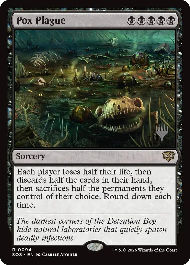 Image for Pox Plague (94) (PPSOS) - Magic: The Gathering