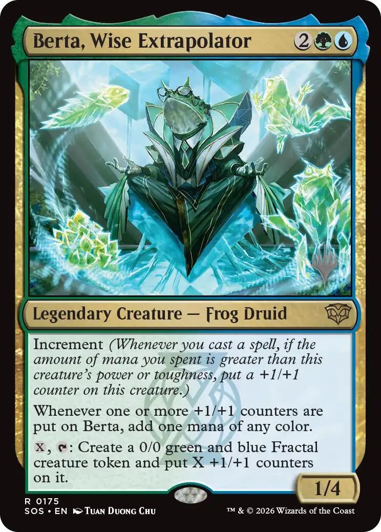 Image for Berta, Wise Extrapolator (175) (PPSOS) - Magic: The Gathering