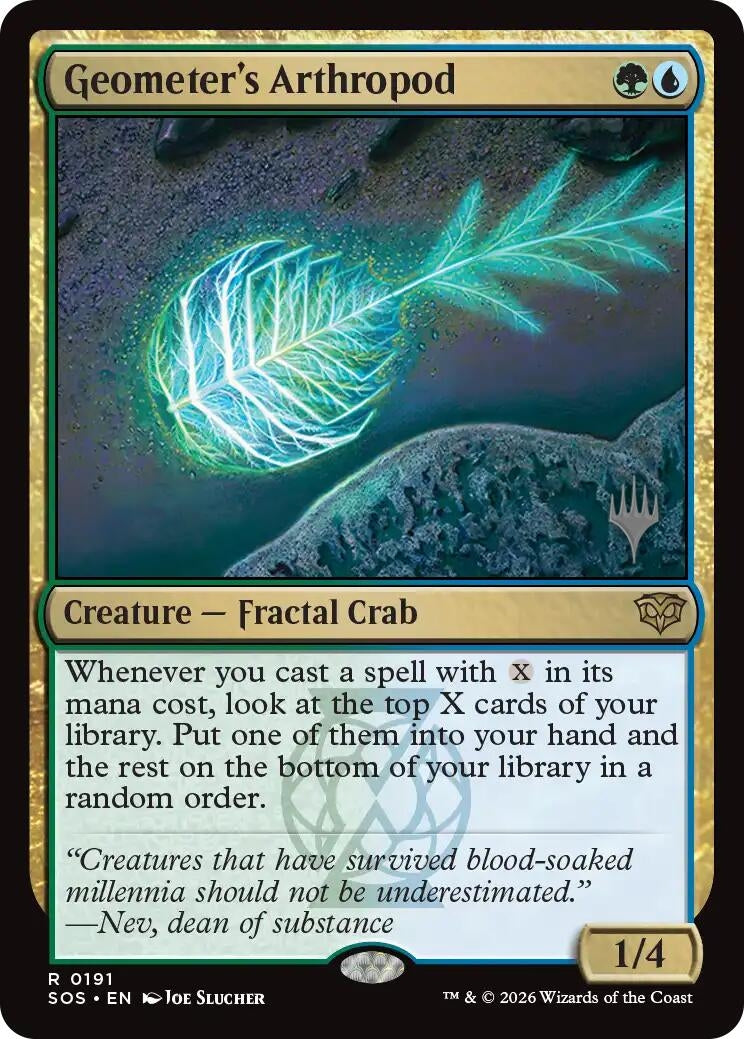 Image for Geometer's Arthropod (191) (PPSOS) - Magic: The Gathering