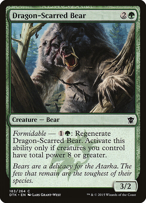 Dragon-Scarred Bear - Dragons of Tarkir - 183