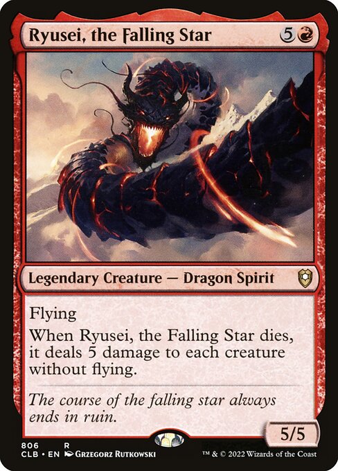 Ryusei, the Falling Star - Commander Legends: Battle for Baldur's Gate - 806