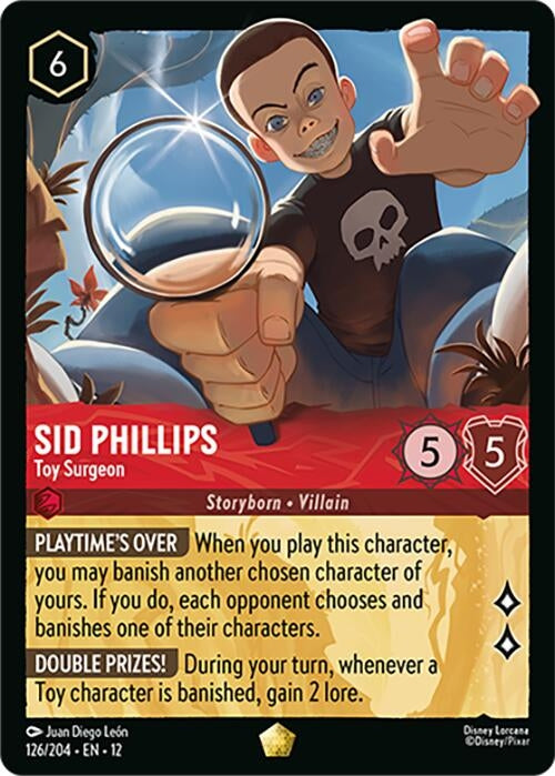 Image for Sid Phillips - Toy Surgeon (126/204) (12) - Disney Lorcana