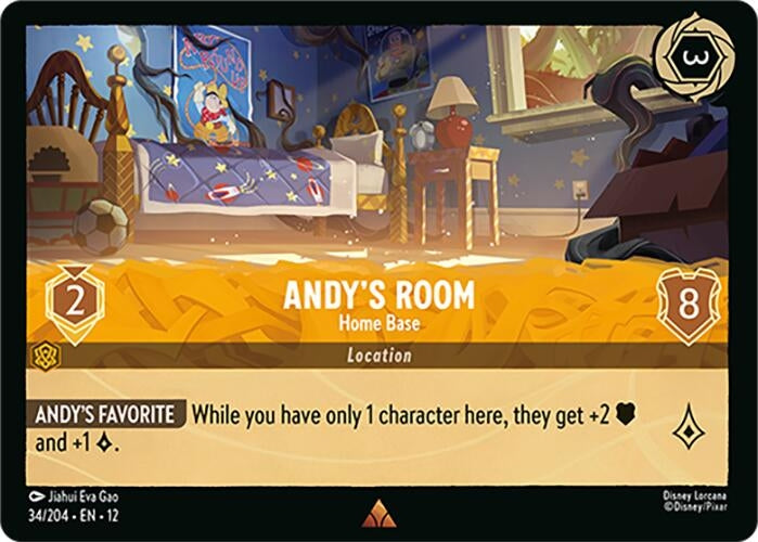 Image for Andy's Room - Home Base (34/204) (12) - Disney Lorcana