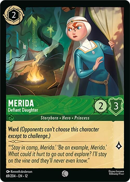 Image for Merida - Defiant Daughter (69/204) (12) - Disney Lorcana