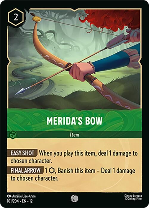 Image for Merida's Bow (101/204) (12) - Disney Lorcana