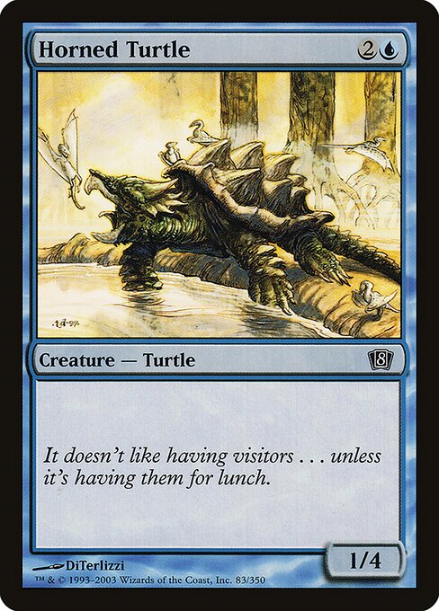 Horned Turtle - Eighth Edition - 83★