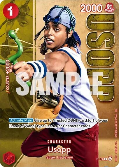 Image for Usopp - P-136 (Premium Card Collection -Live Action Edition Vol.2 Straw Hat Crew-) (P-136) (OP-PR) - One Piece Card Game