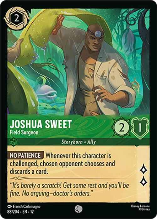 Image for Joshua Sweet - Field Surgeon (88/204) (12) - Disney Lorcana
