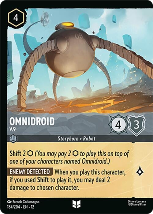Image for Omnidroid - V.9 (Foil) (184/204) (12) - Disney Lorcana