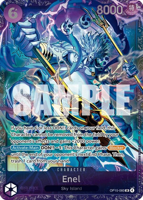 Image for Enel (Treasure Cup May 2026) (OP15-060) (OP-PR) - One Piece Card Game