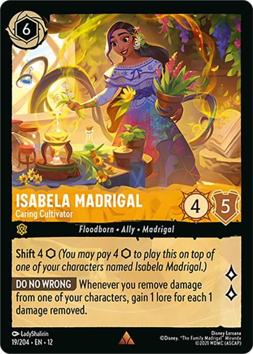 Image for Isabela Madrigal - Caring Cultivator (19/204) (12) - Disney Lorcana