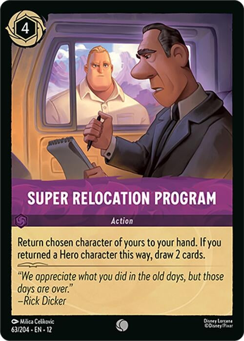 Image for Super Relocation Program (63/204) (12) - Disney Lorcana