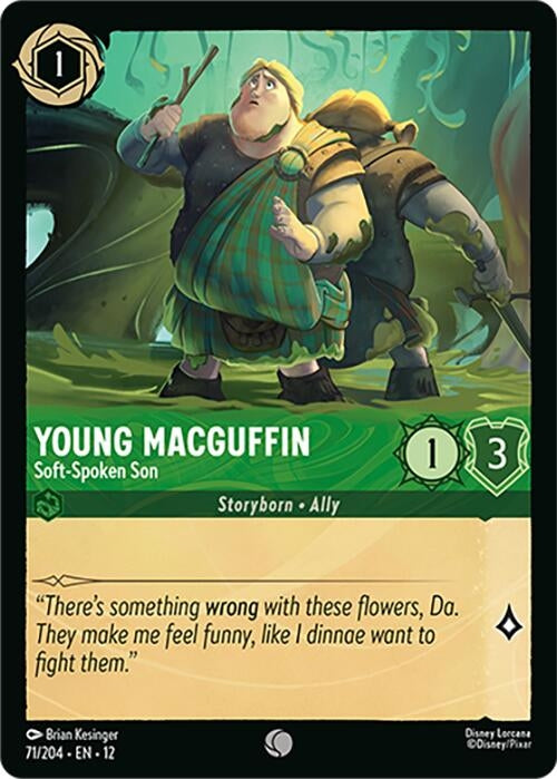 Image for Young MacGuffin - Soft-Spoken Son (71/204) (12) - Disney Lorcana