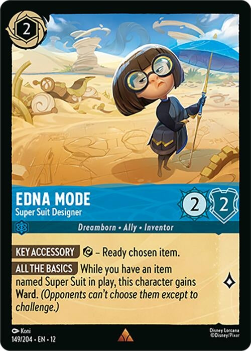 Image for Edna Mode - Super Suit Designer (149/204) (12) - Disney Lorcana