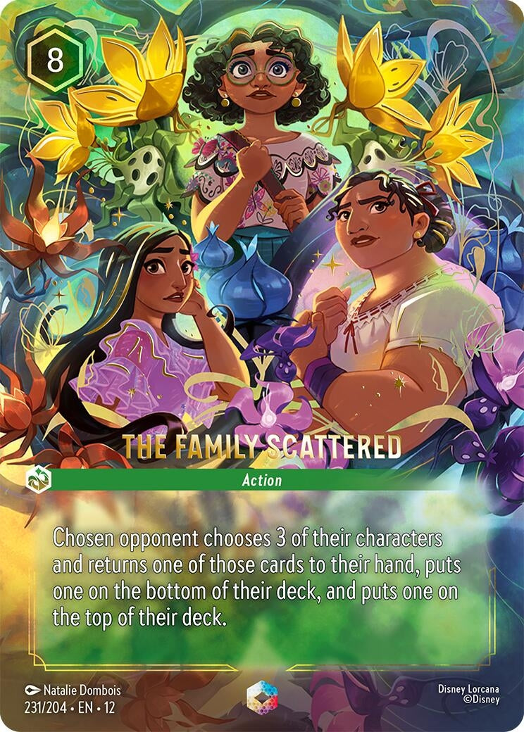 Image for The Family Scattered (Enchanted) (231/204) (12) - Disney Lorcana