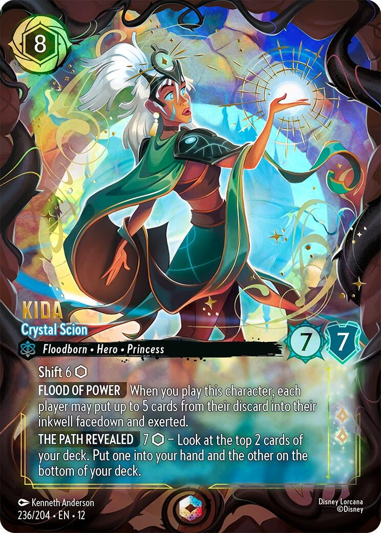 Image for Kida - Crystal Scion (Enchanted) (236/204) (12) - Disney Lorcana