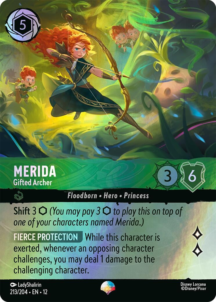 Image for Merida - Gifted Archer (Epic) (213/204) (12) - Disney Lorcana