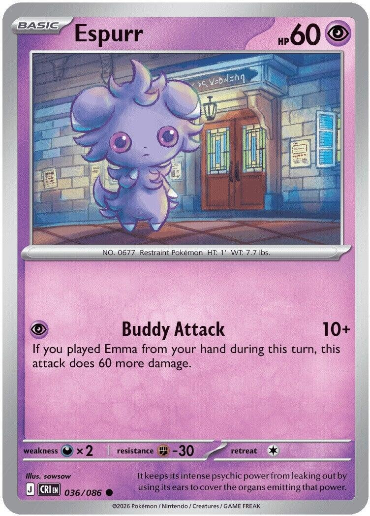 Image for Espurr (036/086) (CRI) - Pokemon