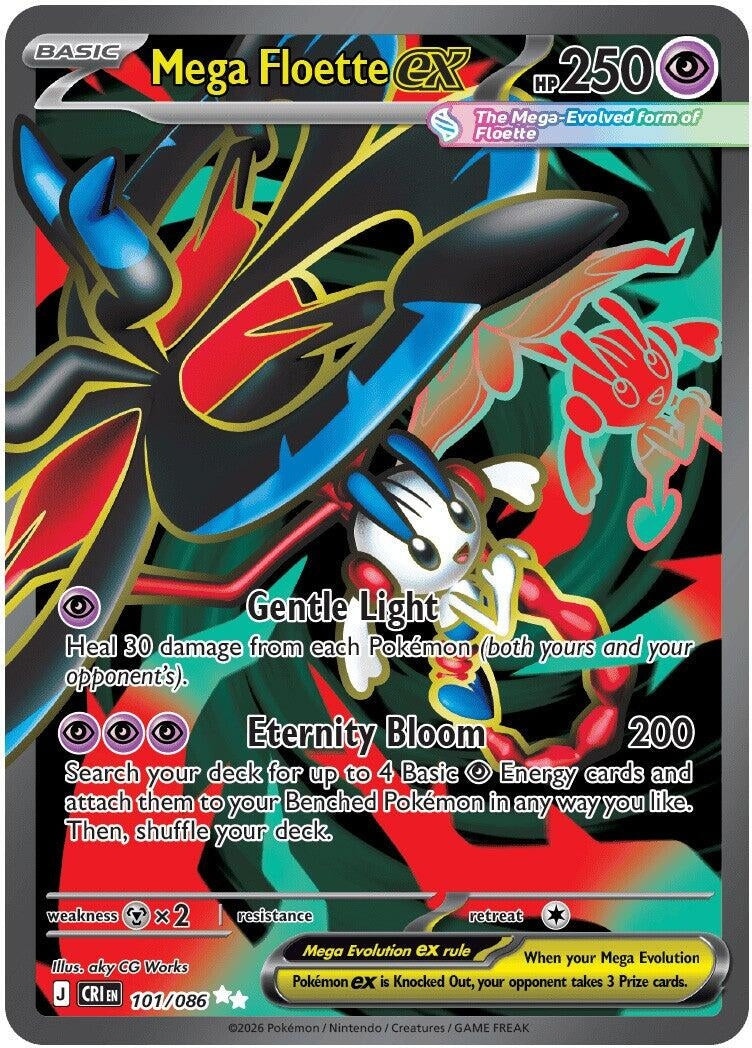 Image for Mega Floette ex (101/086) (CRI) - Pokemon