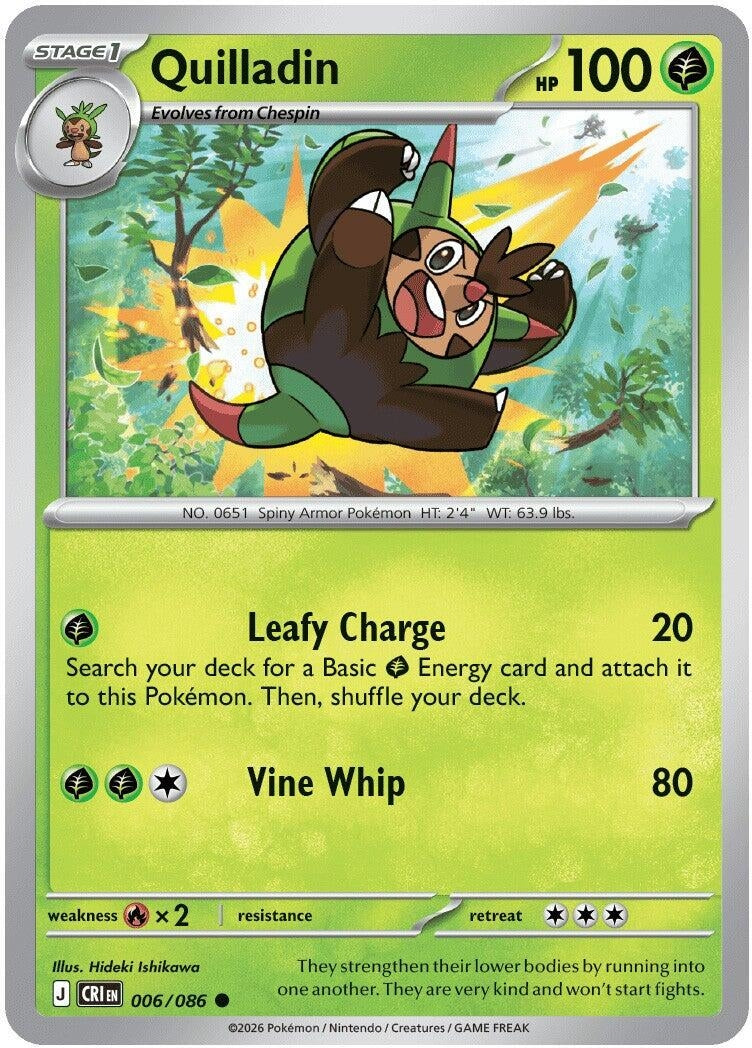 Image for Quilladin (006/086) (CRI) - Pokemon