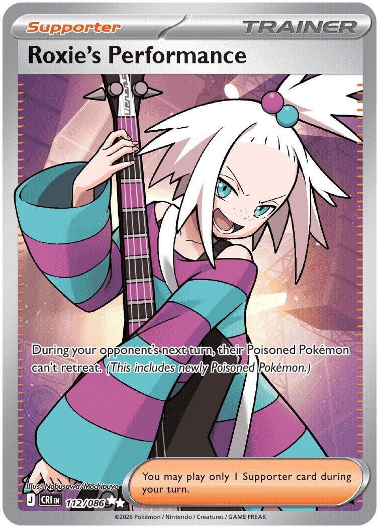 Image for Roxie's Performance (112/086) (CRI) - Pokemon