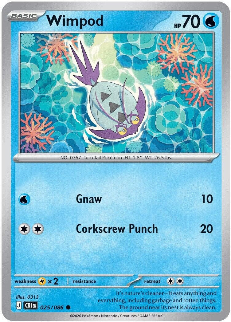 Image for Wimpod (025/086) (CRI) - Pokemon