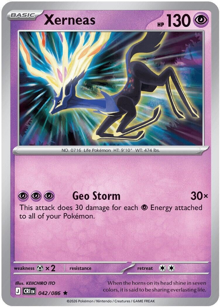 Image for Xerneas (042/086) (CRI) - Pokemon