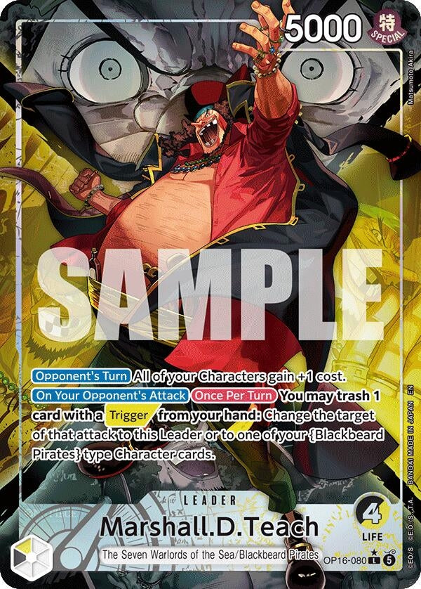 Image for Marshall.D.Teach (080) (Alternate Art) (OP16-080) (OP16) - One Piece Card Game