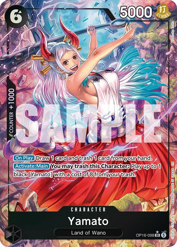 Image for Yamato (098) (Alternate Art) (OP16-098) (OP16) - One Piece Card Game