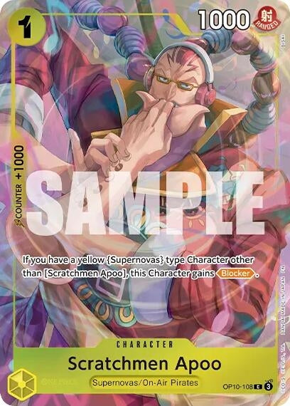 Image for Scratchmen Apoo (Premium Card Collection -Best Selection Vol. 6-) (OP10-108) (OP-PR) - One Piece Card Game