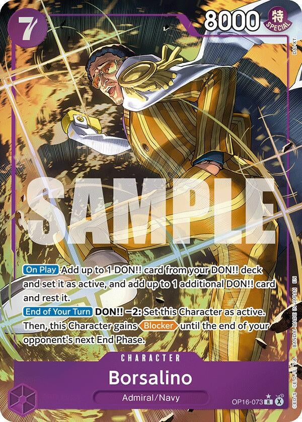 Image for Borsalino (Alternate Art) (OP16-073) (OP16) - One Piece Card Game