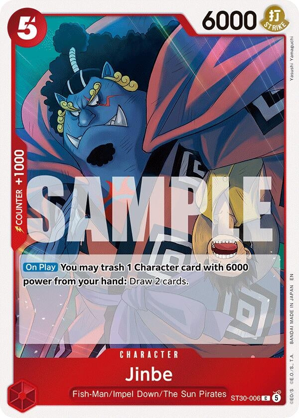 Image for Jinbe (ST30-006) (ST-30) - One Piece Card Game