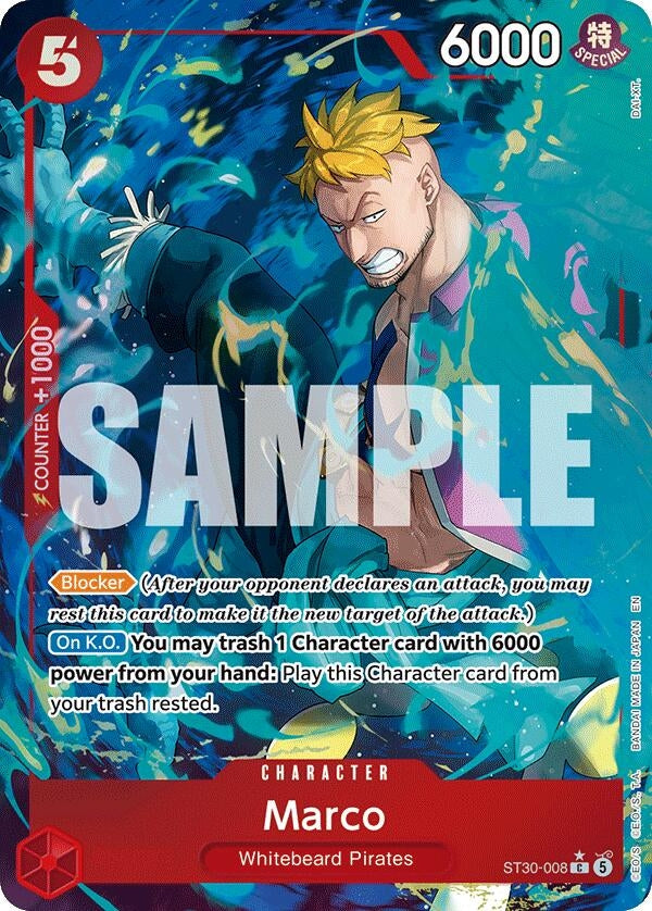 Image for Marco (Full Art) (ST30-008) (ST-30) - One Piece Card Game