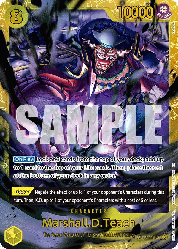Image for Marshall.D.Teach (119) (OP16-119) (OP16) - One Piece Card Game