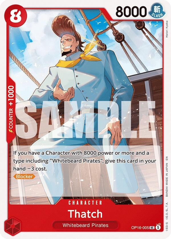 Image for Thatch (OP16-005) (OP16) - One Piece Card Game