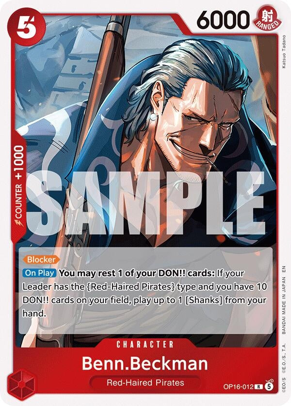 Image for Benn.Beckman (OP16-012) (OP16) - One Piece Card Game