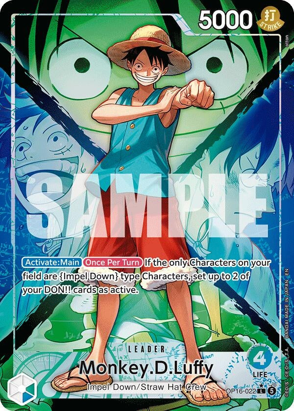 Image for Monkey.D.Luffy (022) (Alternate Art) (OP16-022) (OP16) - One Piece Card Game