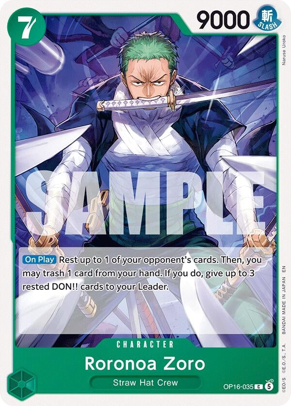 Image for Roronoa Zoro (035) (OP16-035) (OP16) - One Piece Card Game