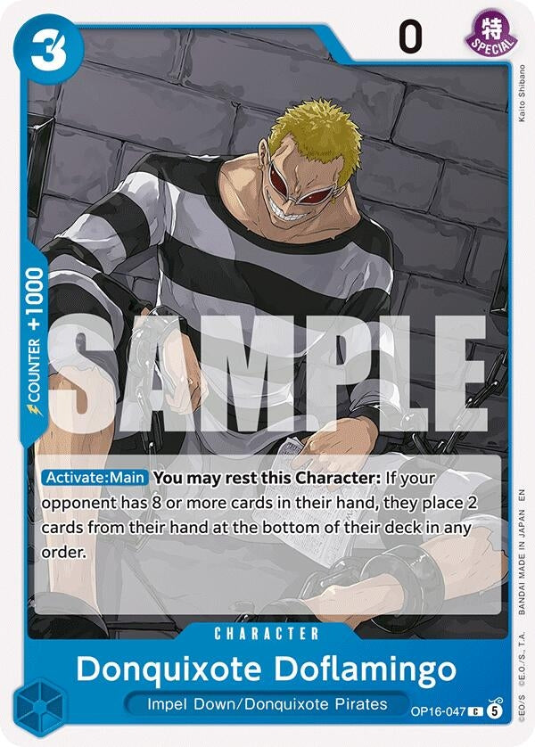 Image for Donquixote Doflamingo (047) (OP16-047) (OP16) - One Piece Card Game