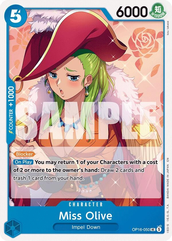 Image for Miss Olive (OP16-050) (OP16) - One Piece Card Game