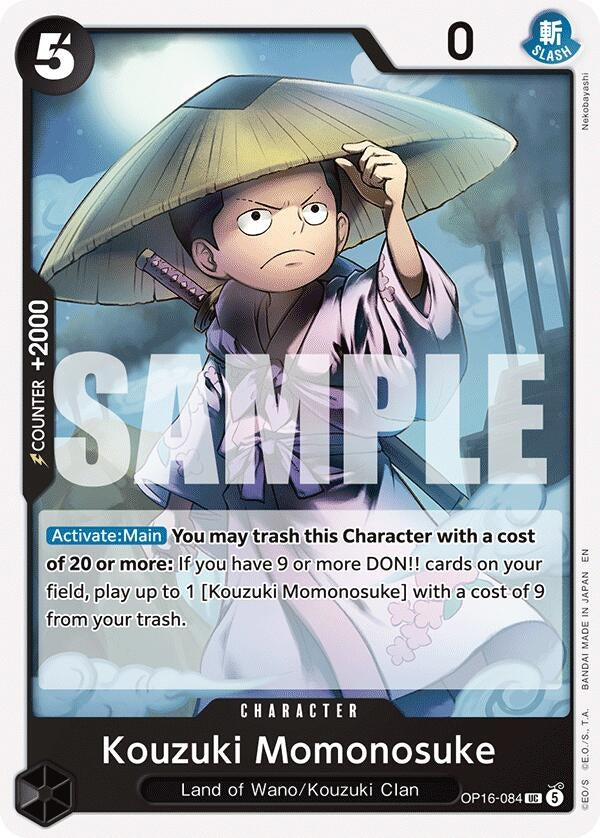 Image for Kouzuki Momonosuke (084) (OP16-084) (OP16) - One Piece Card Game