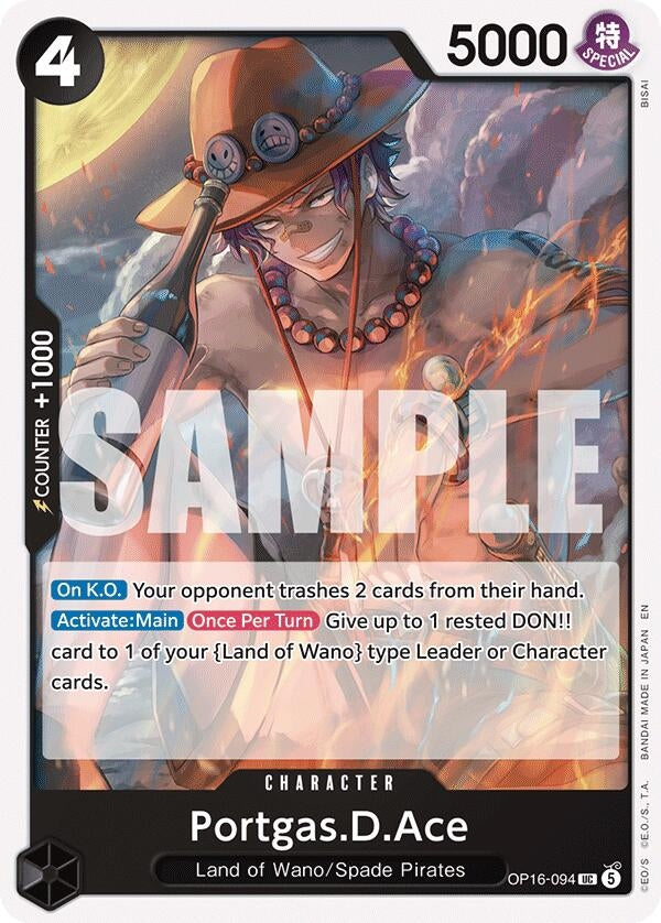 Image for Portgas.D.Ace (094) (OP16-094) (OP16) - One Piece Card Game