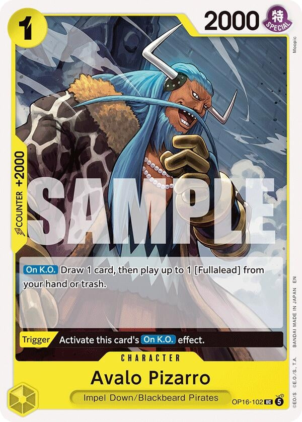 Image for Avalo Pizarro (OP16-102) (OP16) - One Piece Card Game