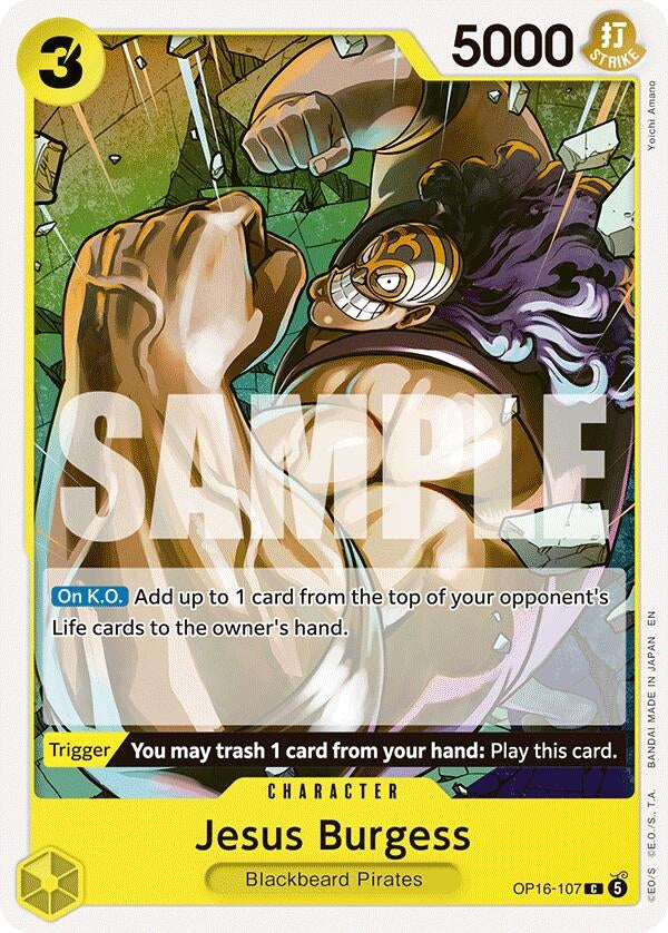 Image for Jesus Burgess (OP16-107) (OP16) - One Piece Card Game