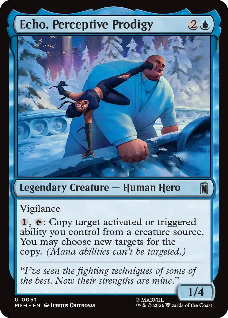 Image for Echo, Perceptive Prodigy (51) (MSH) - Magic: The Gathering